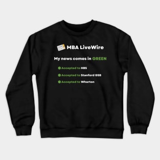 Clear Admit MBA LiveWire Crewneck Sweatshirt